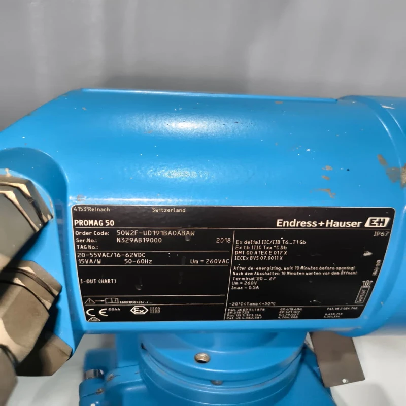 Endress+Hauser 50W2F-UD191BA0ABAW Proline Promag 50W Electromagnetic Flowmeter for Conductive Liquids thumbnail 6